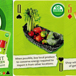 Go Green playing cards