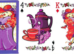 Red Hat Society playing cards