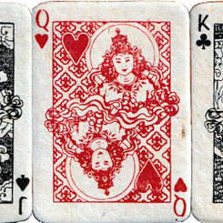 Handmade playing cards