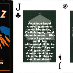 Alcatraz: Rules and Regulations Playing Cards