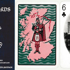 Souvenir Views of Scotland Playing Cards