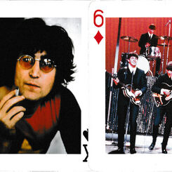 The Beatles playing cards
