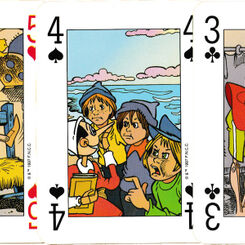 Pinocchio playing cards