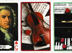 Music playing cards