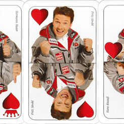 Austria Ski Team playing cards