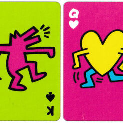Keith Haring playing cards