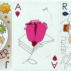 Sant Jordi playing cards