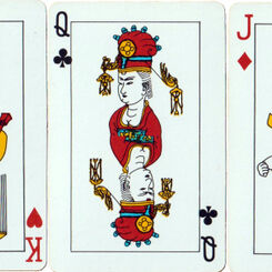 Chinese Calligraphy Playing Cards