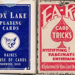 Fox Lake Playing Cards