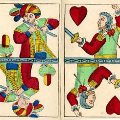Double-ended German-suited pack by Josef Glanz, Vienna.