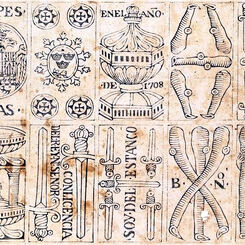 Archaic Spanish proof sheets