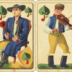 Czech Bohemian style playing cards