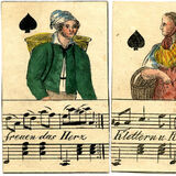 Musical playing cards