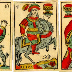 French Spanish-suited cards for South America