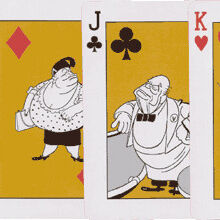History of the War playing cards