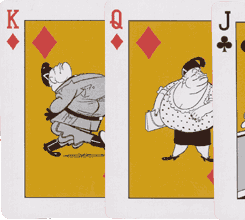 History of the War playing cards