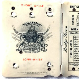 The Molassine Company and its link to Whist and Bridge