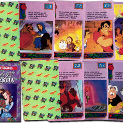 Bella y Bestia Cromy card game Argentina