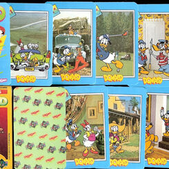 Donald Duck Cromy card game Argentina
