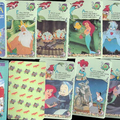 Little Mermaid Cromy card game Argentina