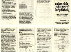 Buena Suerte Cartomancy leaflet
