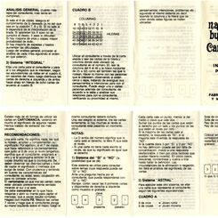 Buena Suerte Cartomancy leaflet