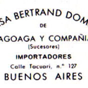Fagoaga y Compañía (Casa Bertrand Domec), Buenos Aires, c.1970