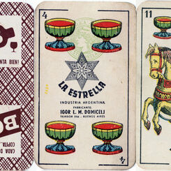 Naipes “La Estrella” for BOLS by Igor Domicelj, Bs Aires, c.1954