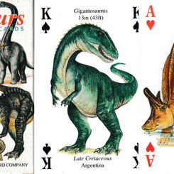 The Famous Dinosaurs Playing Cards