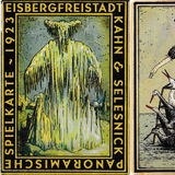 Eisbergfreistadt Panoramische Spielkarte 1923
