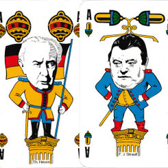 Tarock Schafkopf zum Wahlkampf 1990