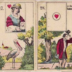 Wüst Lenormand deck, c.1860