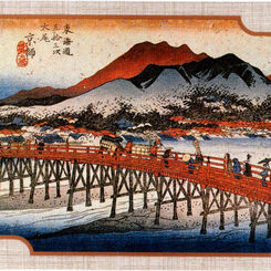 Hiroshige Ukiyo-e playing cards
