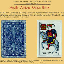 Naipes Aguila Antigua Opaca (Jaspe)