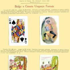 Naipes Bridge o Canasta Uruguaya,