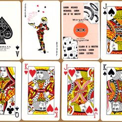 Bridge advertising playing cards by La Cubana