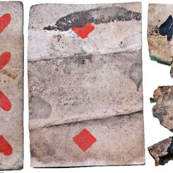 Archaeological find: old playing cards under the floorboards