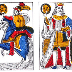 Portuguese Type Playing Cards c.1860