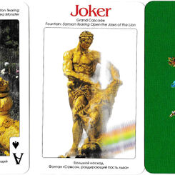 Peterhof souvenir playing cards