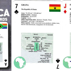 Africa playing cards