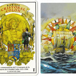 Christopher Columbus playing cards