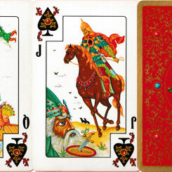 The Firebird playing cards