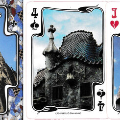 Gaudí playing cards