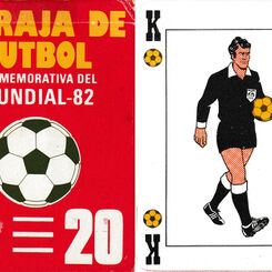 Baraja de Futbol Mundial-82