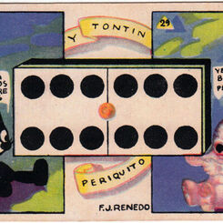 Periquito y Tontín Dominoes