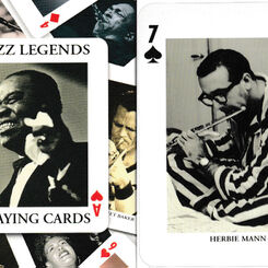 Jazz Legends playing cards