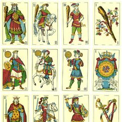 Swiss Spanish-Suited Cards, c.1875