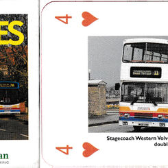 Buses playing cards