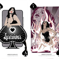 Lascivious playing cards