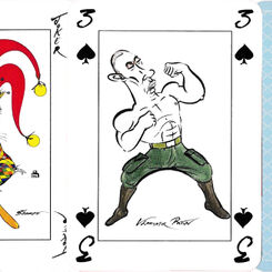 Scarfes Bar playing cards